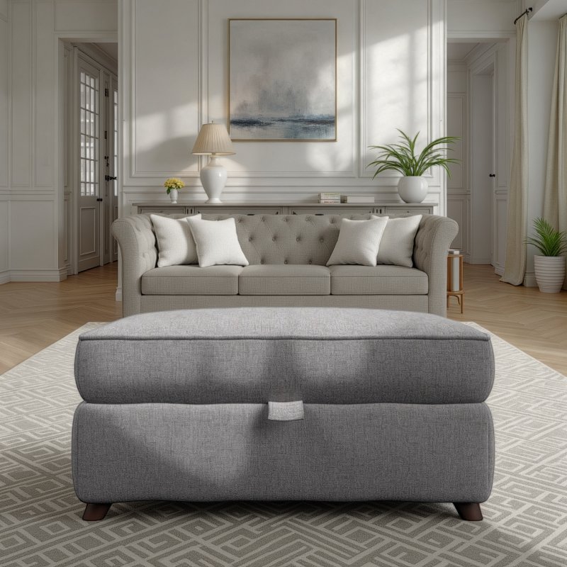 Whitemeadow Harlow Storage Stool