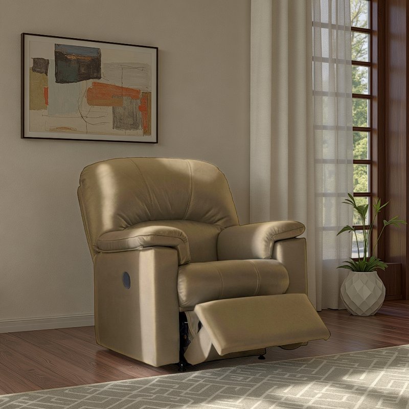 G Plan G Plan Chloe Small Recliner Chair in Leather