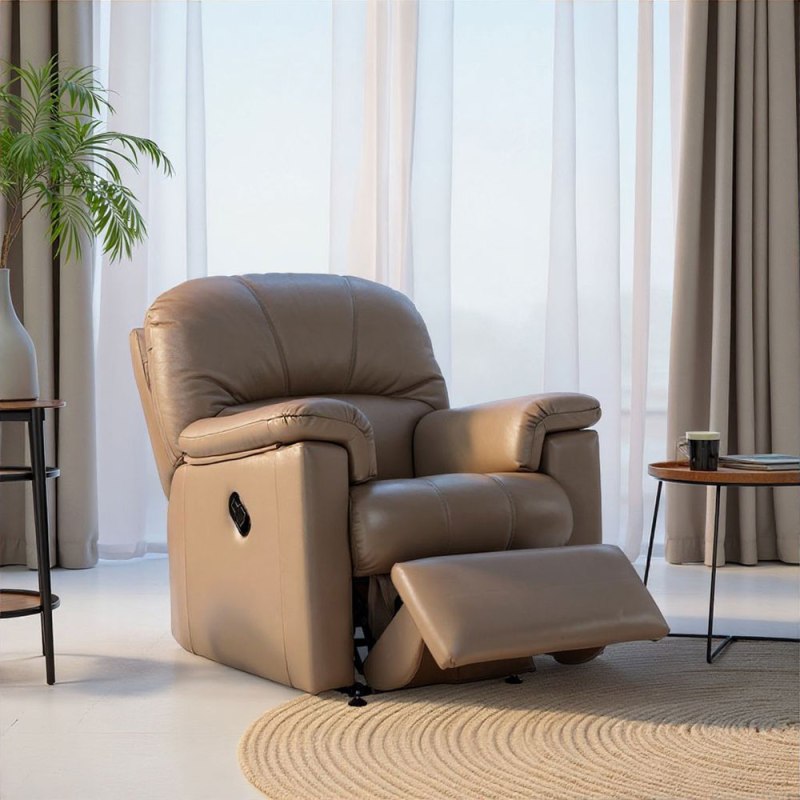 G Plan G Plan Chloe Small Recliner Chair in Leather