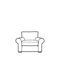 Collins and Hayes Collin and Hayes Lavinia Major Chair in Fabric