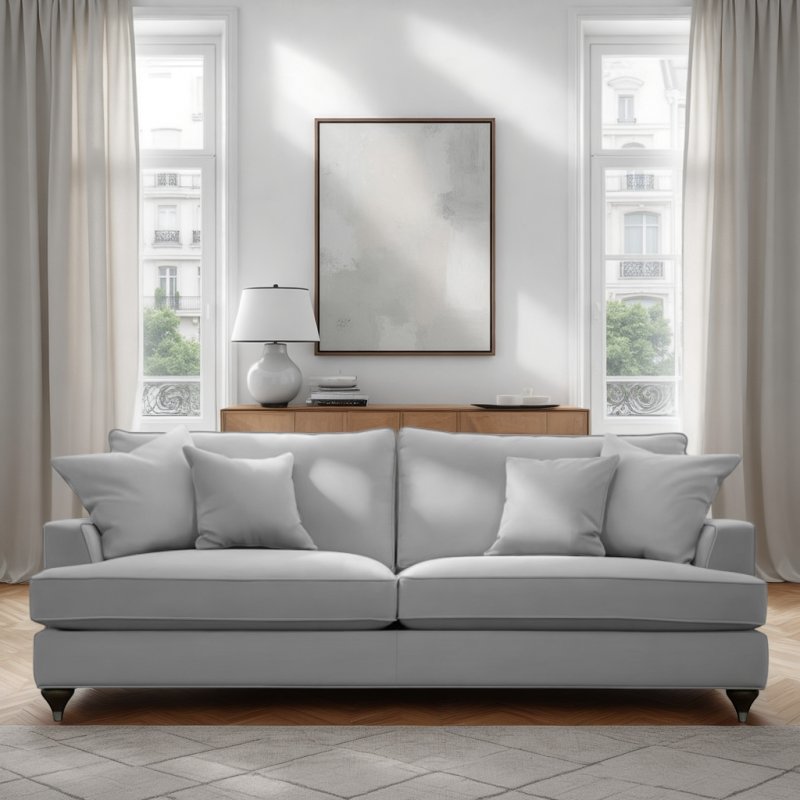 Parker Knoll Hoxton Grand Sofa with Scatters in Fabric