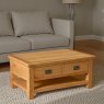 Salisbury Large Coffee Table with Drawer and Shelf