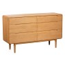 6 Drawer Wide Chest Angle