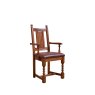 Old Charm Carver Chair 2287 in Leather