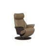 Stressless Stressless Adam Wood Chair In Leather, With Power Disc Base