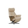 Stressless Stressless Adam Wood Chair In Leather, With Power Sirius Base