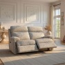G Plan G Plan Hardy 2 Seater Power Recliner Sofa Head Rest and Lumbar In Fabric