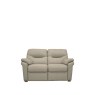 G Plan G Plan Seattle 2 Seater Sofa with Show Wood in Leather