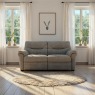 G Plan G Plan Seattle 2.5 Seater Sofa with Show Wood in Fabric