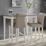 Montreux Soft Grey UPH Bar Stool Leather Pair
