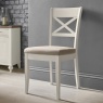 Montreux Soft Grey X Back Chair Pebble Fabric Pair