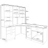 R White Cabinets LTD Home Office Furniture UK Set 20