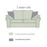 Alstons Upholstery Alstons Alpine 3 Seater Sofa