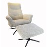 G Plan G Plan Riba Manual Reclining Chair Stool In Fabric