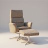 G Plan G Plan Riba Manual Reclining Chair Stool In Fabric