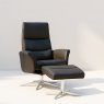 G Plan G Plan Riba Manual Reclining Chair Stool In Leather