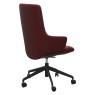 Stressless Stressless Mint High Back Home Office Chair With Arms in Leather