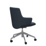 Stressless Stressless Mint Low Back Home Office Chair With Arms in Fabric