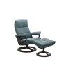 Stressless Stressless David Chair in Paloma Leather, Signature Base with Footstool