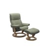 Stressless Stressless Mayfair Chair in Paloma Leather, Classic Base with Footstool