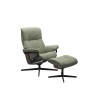Stressless Stressless Mayfair Chair in Paloma Leather, Cross Base with Footstool