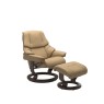 Stressless Stressless Reno Chair in Paloma Leather, Classic Base with Footstool