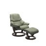 Stressless Stressless Reno Chair in Paloma Leather, Classic Base with Footstool
