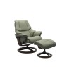 Stressless Stressless Reno Chair in Paloma Leather, Signature Base with Footstool