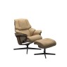 Stressless Stressless Reno Chair in Paloma Leather, Cross Base with Footstool