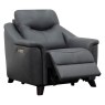 Olivia Elec Rec Chair HRLM with USB and Heat   Capri Black