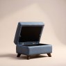 Olivia Storage Footstool Leather Main Image HF