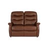Hollingwell Split Petite Fixed 2 Seater Sofa in Leather