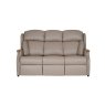 Canterbury Split Fixed 3 Seater Sofa in Leather
