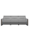 Stressless Emily 3 Seater Sofa with Wood Arms in Fabric