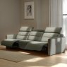 Stressless Emily 3 Seater Power Recliner with Wood Arms in Leather