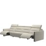 Stressless Emily 4 Seater Power Recliner with Wood Arms in Fabric