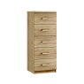 Maysons Modena 5 Drawer Narrow Chest