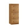 Maysons Modena 5 Drawer Narrow Chest