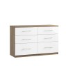 Maysons Catania 6 Drawer Twin Chest
