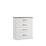Maysons Sereno 4 Drawer Chest With Deep Drawer