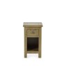H Collection Winnie Winnie Slim 1 Drawer Bedside