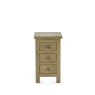 H Collection Winnie Winnie Slim 3 Drawer Bedside