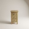 H Collection Winnie Winnie Slim 3 Drawer Bedside