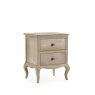 H Collection Camilla Camilla 2 Drawer Bedside