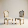 H Collection Camilla Camilla Set Of 2 Upholstered Dining Chairs