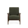 H Collection Isla Isla Chenille Tweed Upholstered Armchair