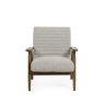 H Collection Isla Isla Chenille Tweed Upholstered Armchair
