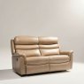 Leyburn 2 Seater Lounger In Leather