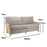 Arlington 3 Seater Dimensions