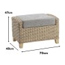 Footstool Dimensions